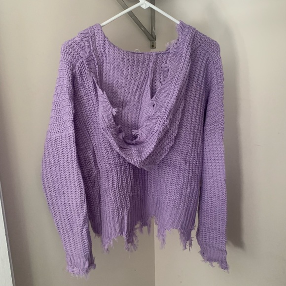 - NWT Boutique Raw Hem Easter Sweater - Picture 4 of 7
